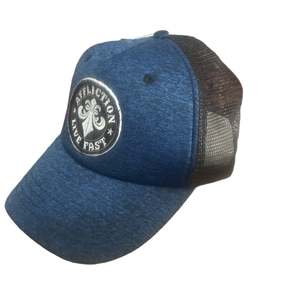 NWT Affliction Live Fast SnapBack Trucker Hat One Size